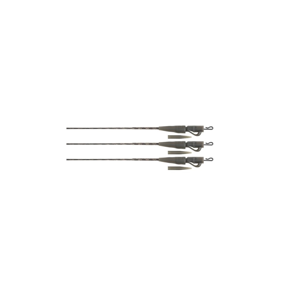 Gotowe leadery bezołowiowe Fox Edges Naturals Submerge Lead Clip Leaders 75cm / 30lb Gotowe leadery bezołowiowe Fox Edges Naturals Submerge Lead Clip Leaders 75cm / 30lb