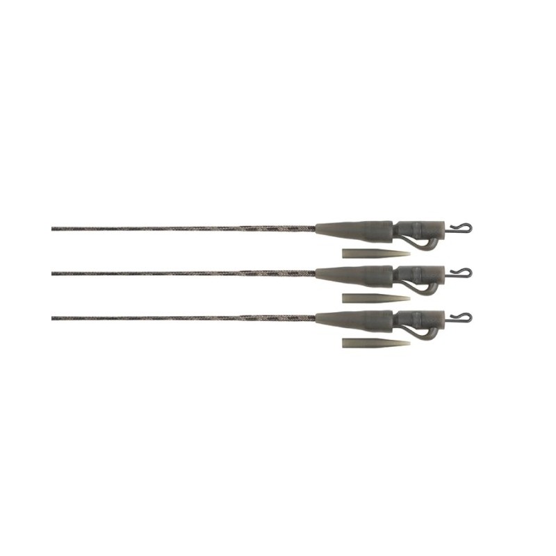 Gotowe leadery bezołowiowe Fox Edges Naturals Submerge Lead Clip Leaders 75cm / 30lb Gotowe leadery bezołowiowe Fox Edges Naturals Submerge Lead Clip Leaders 75cm / 30lb