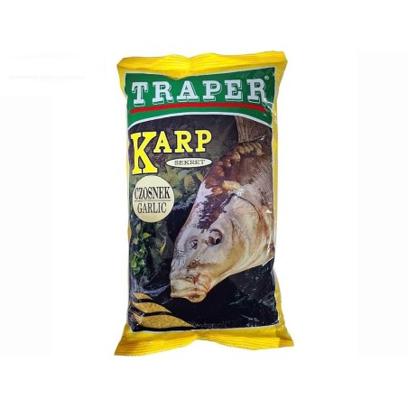 Zanęta Traper sekret Karp 1kg - czosnek Zanęta Traper sekret Karp 1kg - czosnek