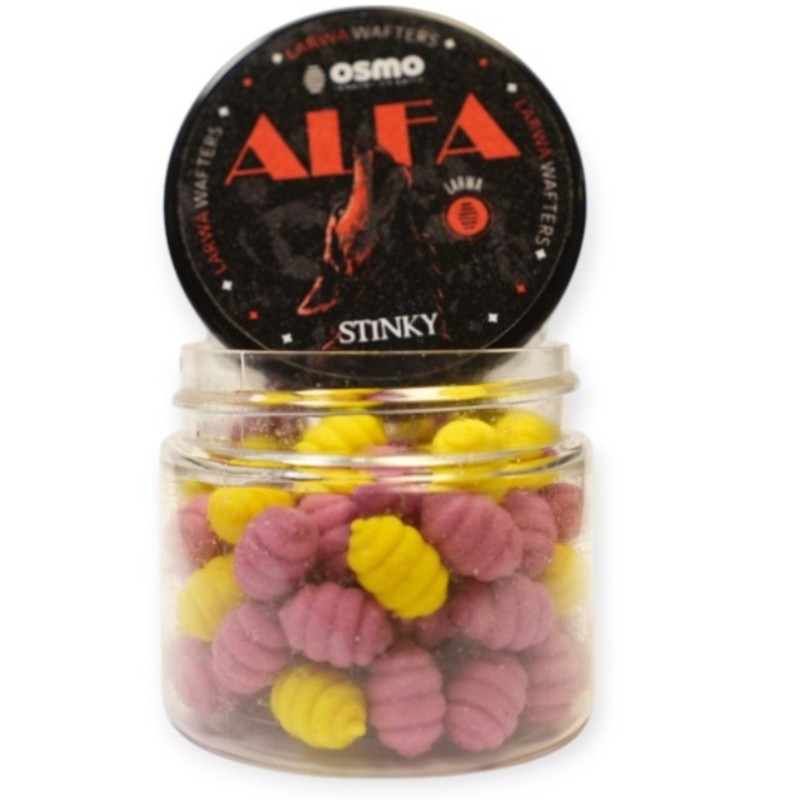 Przynęta Osmo Alfa - Stinky Larwa Wafter Przynęta Osmo Alfa - Stinky Larwa Wafter