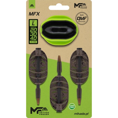 Koszyczek Mikado METHOD FEEDER MFX Q.M.F. roz.L / 20+30+40g + FOREMKA