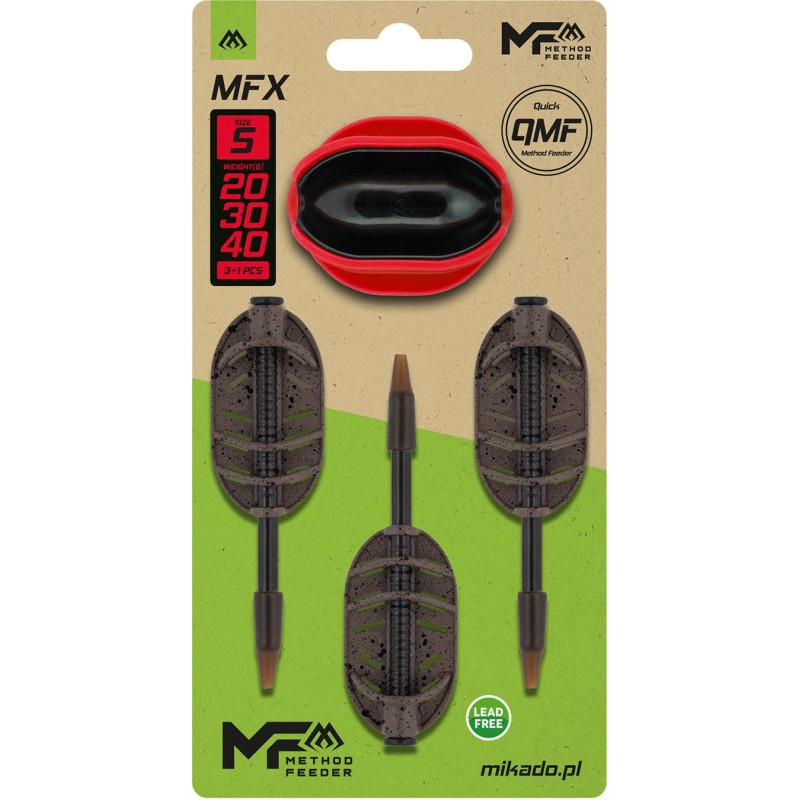 Koszyczek Mikado METHOD FEEDER MFX Q.M.F. roz.S / 20+30+40g + FOREMKA