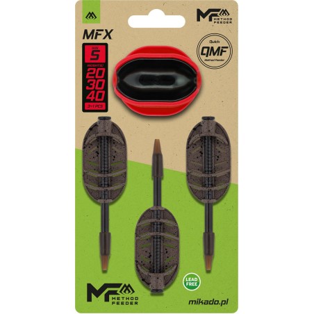 Koszyczek Mikado METHOD FEEDER MFX Q.M.F. roz.S / 20+30+40g + FOREMKA
