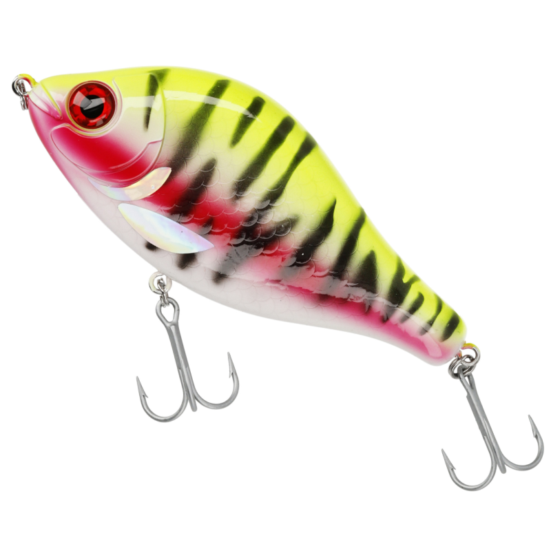 Wobler Mikado MFT JERK 13cm - LEMON TIGER TONĄCY Wobler Mikado MFT JERK 13cm - LEMON TIGER TONĄCY