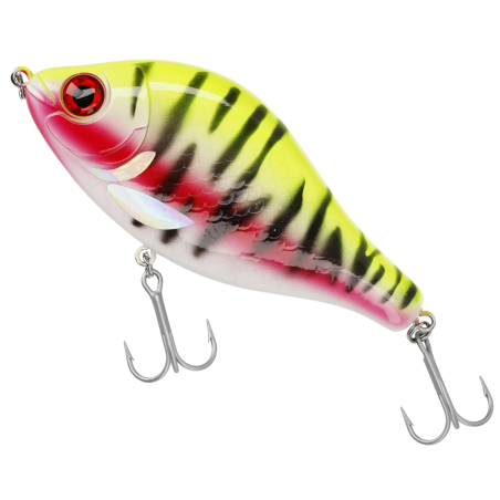 Wobler Mikado MFT JERK 13cm - LEMON TIGER TONĄCY Wobler Mikado MFT JERK 13cm - LEMON TIGER TONĄCY