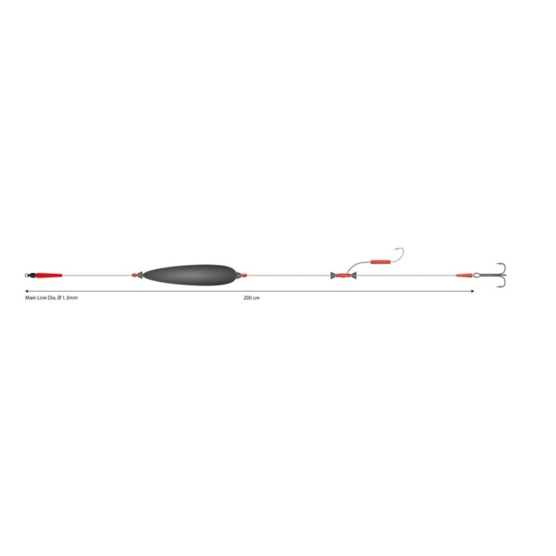 Zestaw sumowy Mikado SET III BIG BAIT READY RIG hak 3/0-6/0
