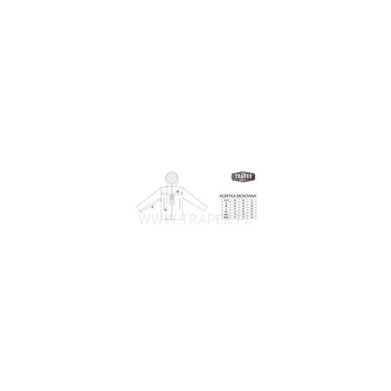 Kurtka Traper MONTANA COOL roz.XXL - GREY Kurtka Traper MONTANA COOL roz.XXL - GREY