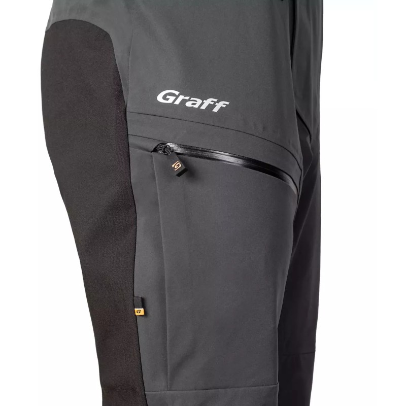 Spodnie z szelkami Graff 707-B/1 - roz. XL/176-182