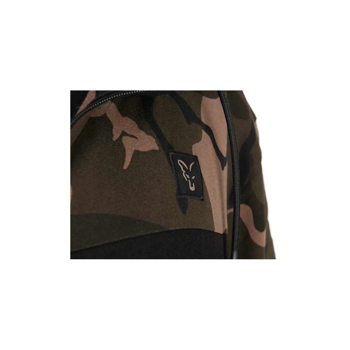 Bluza Fox LW split zip Hoody roz.M - Black / Camo