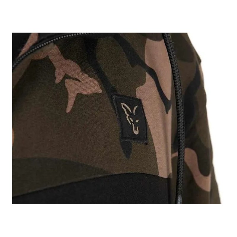 Bluza Fox LW split zip Hoody roz.M - Black / Camo