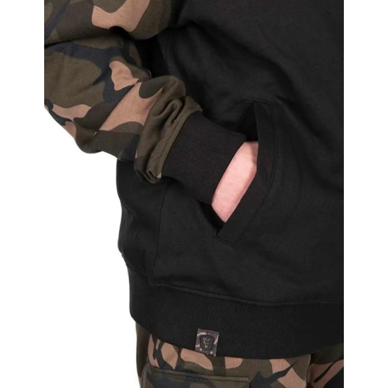Bluza Fox LW split zip Hoody roz.M - Black / Camo