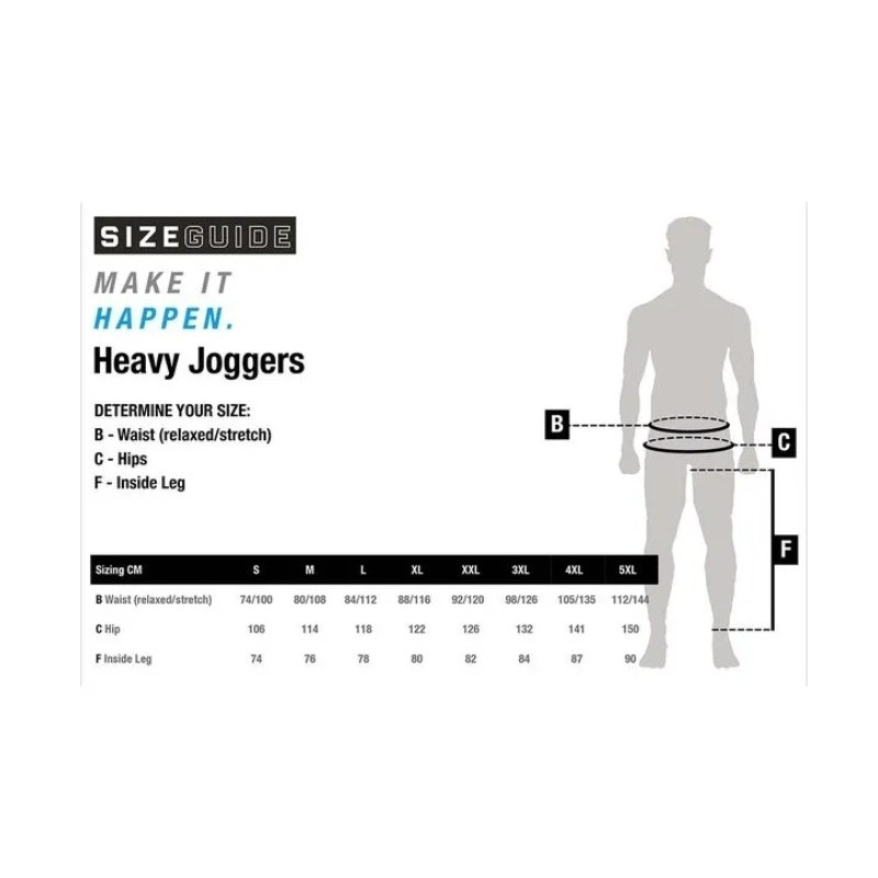 Spodnie Nash Make It Happen Badge Joggers Black roz.XXL - Black