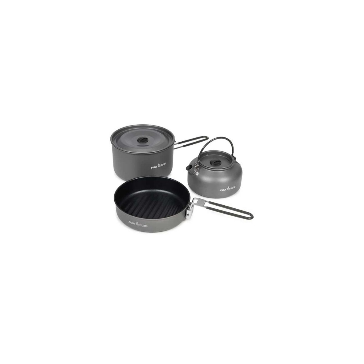 Biwakowy komplet kuchenny Fox Cookware 3 piece Cook Set Biwakowy komplet kuchenny Fox Cookware 3 piece Cook Set