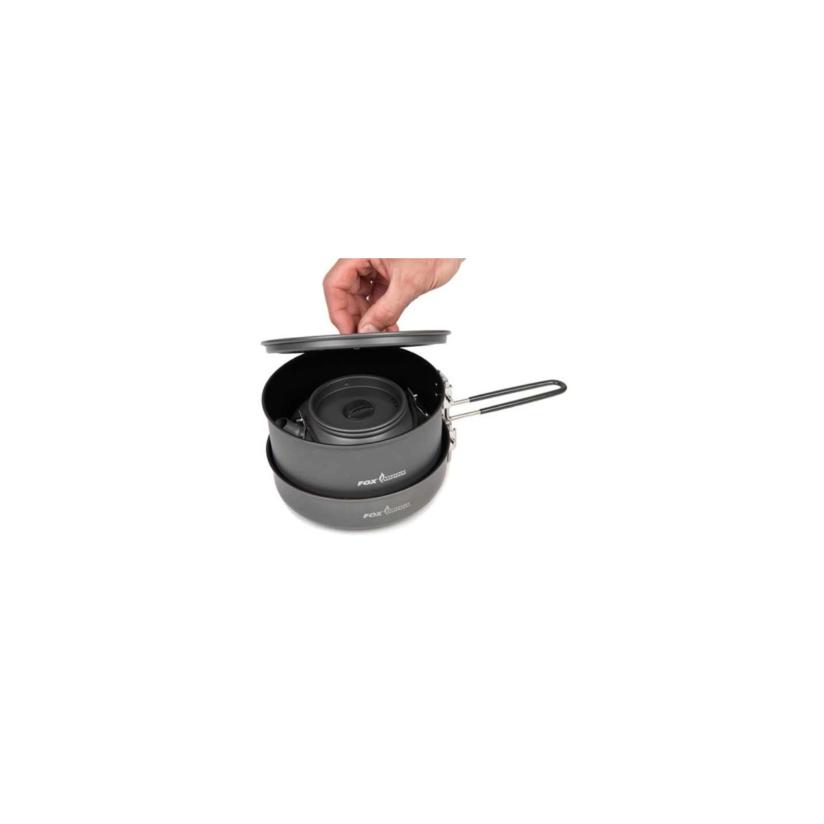 Biwakowy komplet kuchenny Fox Cookware 3 piece Cook Set Biwakowy komplet kuchenny Fox Cookware 3 piece Cook Set