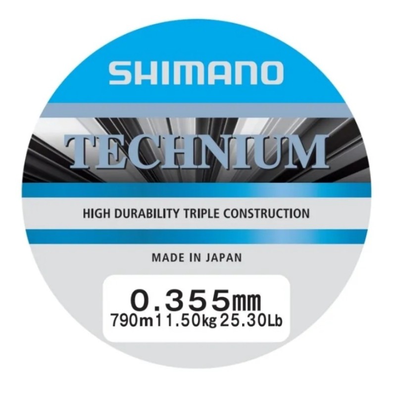 Żyłka Shimano Technium A Mono QP 790m / 0,355mm - Grey Żyłka Shimano Technium A Mono QP 790m / 0,355mm - Grey