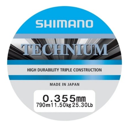 Żyłka Shimano Technium A Mono QP 790m / 0,355mm - Grey Żyłka Shimano Technium A Mono QP 790m / 0,355mm - Grey