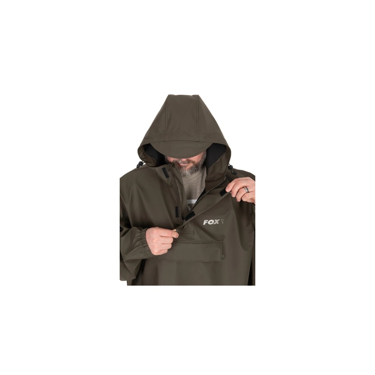 Poncho przeciwdeszczowe Fox - Khaki One Size