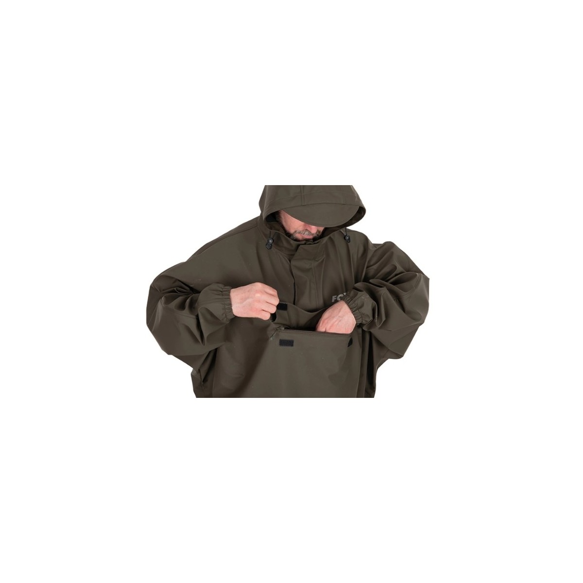 Poncho przeciwdeszczowe Fox - Khaki One Size