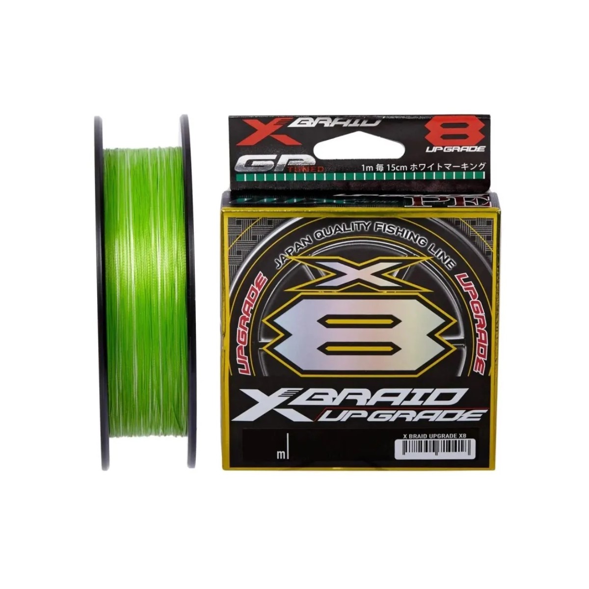 Plecionka YGK X-Braid Upgrade X8 200m / 0,256mm - jasnozielony