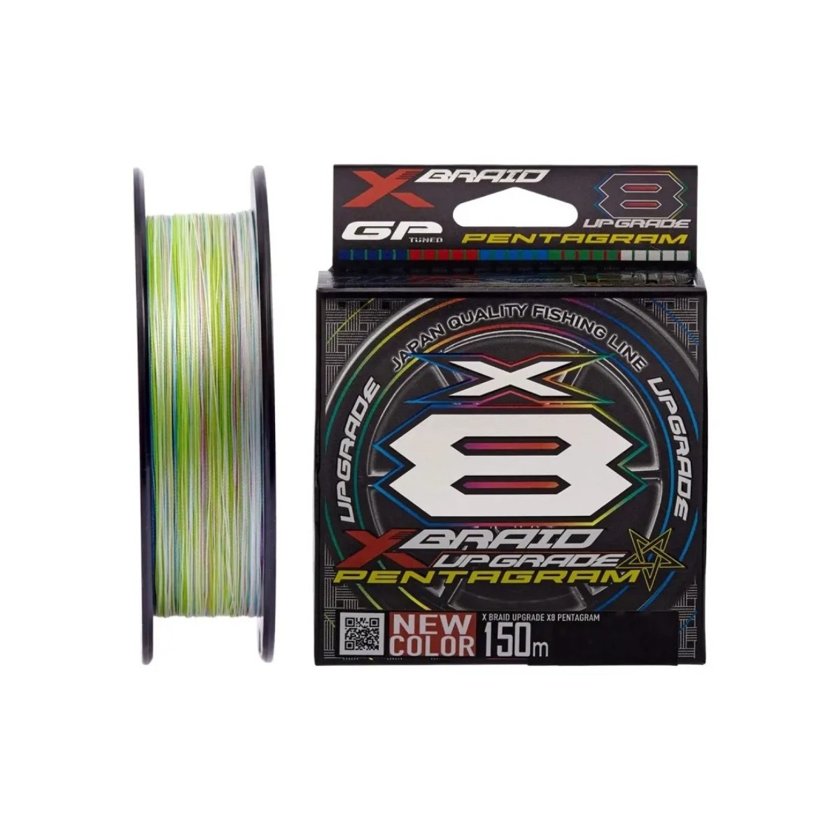 Plecionka YGK X-Braid Upgrade X8 Pentagram 150m / 0,104mm - Multicolor Plecionka YGK X-Braid Upgrade X8 Pentagram 150m / 0,104mm - Multicolor