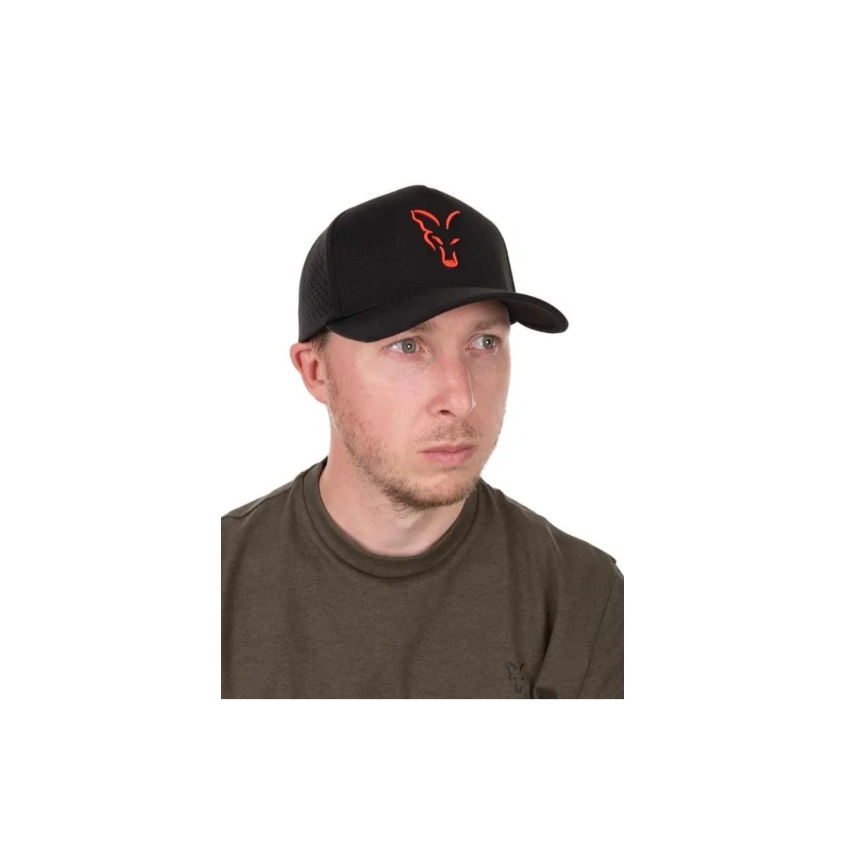 Czapka z daszkiem Fox Collection Baseball Cap - Black/Orange