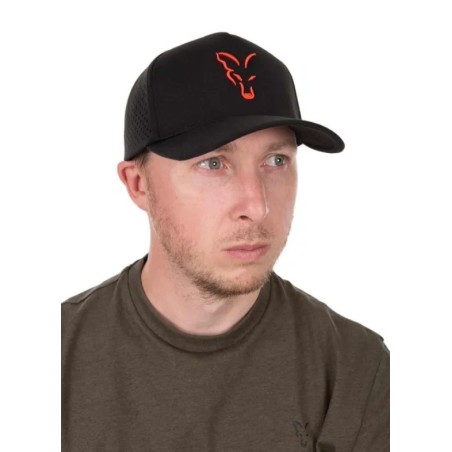 Czapka z daszkiem Fox Collection Baseball Cap - Black/Orange
