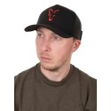 Czapka z daszkiem Fox Collection Baseball Cap - Black/Orange