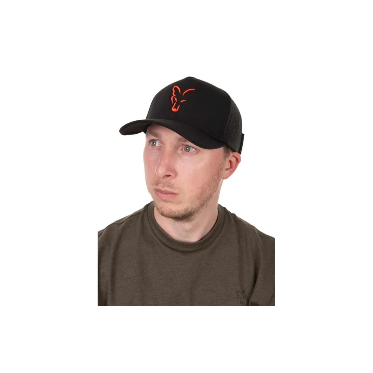 Czapka z daszkiem Fox Collection Baseball Cap - Black/Orange