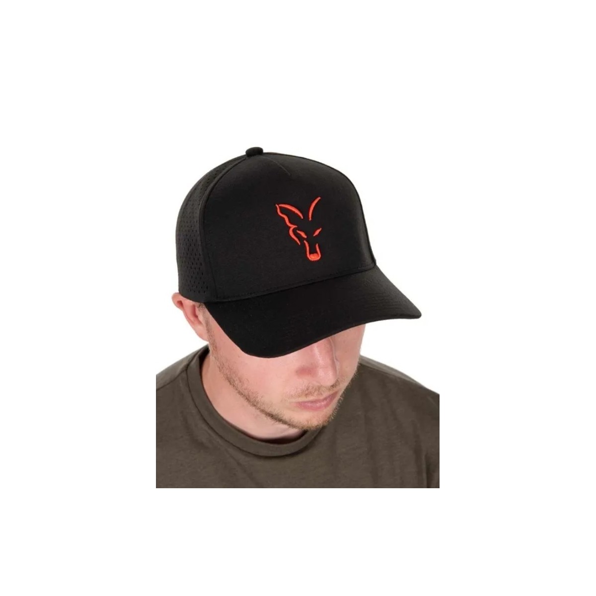 Czapka z daszkiem Fox Collection Baseball Cap - Black/Orange