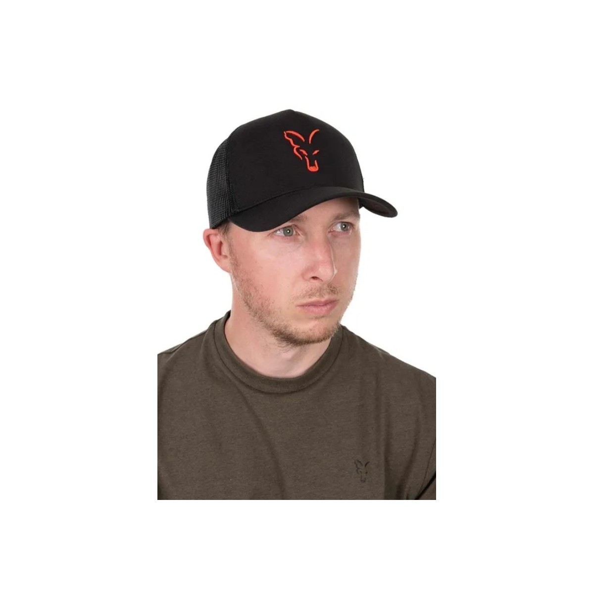 Czapka Fox Collection Trucker Cap - Black/Orange Czapka Fox Collection Trucker Cap - Black/Orange
