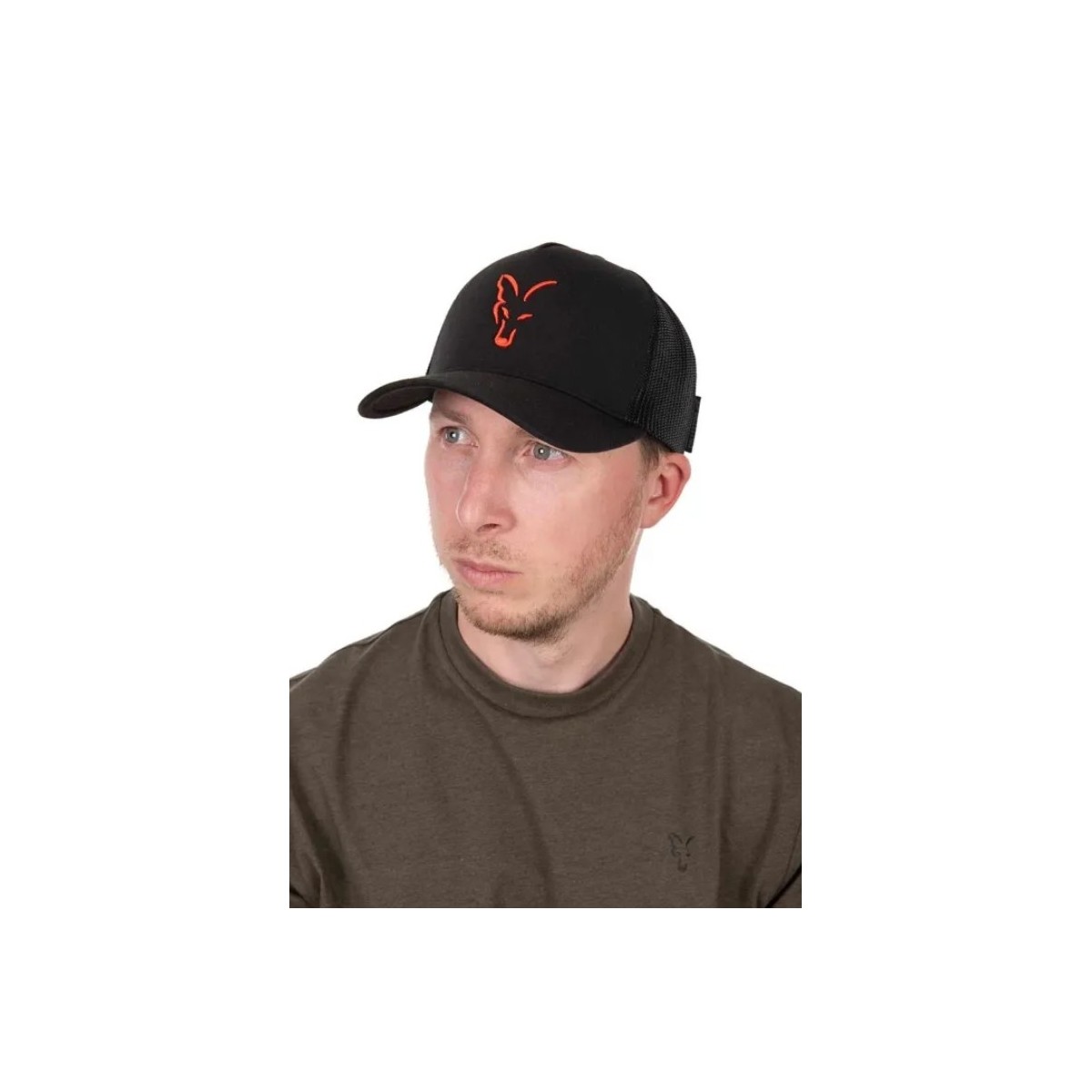 Czapka Fox Collection Trucker Cap - Black/Orange Czapka Fox Collection Trucker Cap - Black/Orange
