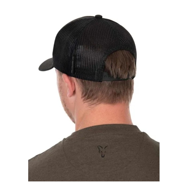 Czapka Fox Collection Trucker Cap - Black/Orange Czapka Fox Collection Trucker Cap - Black/Orange