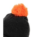 Czapka Fox Collection Bobble Hat - Black/Orange