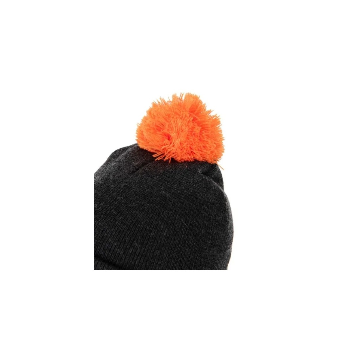 Czapka Fox Collection Bobble Hat - Black/Orange