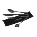 Zestaw sztućców Fox Cookware Black Stainless Cutlery Set