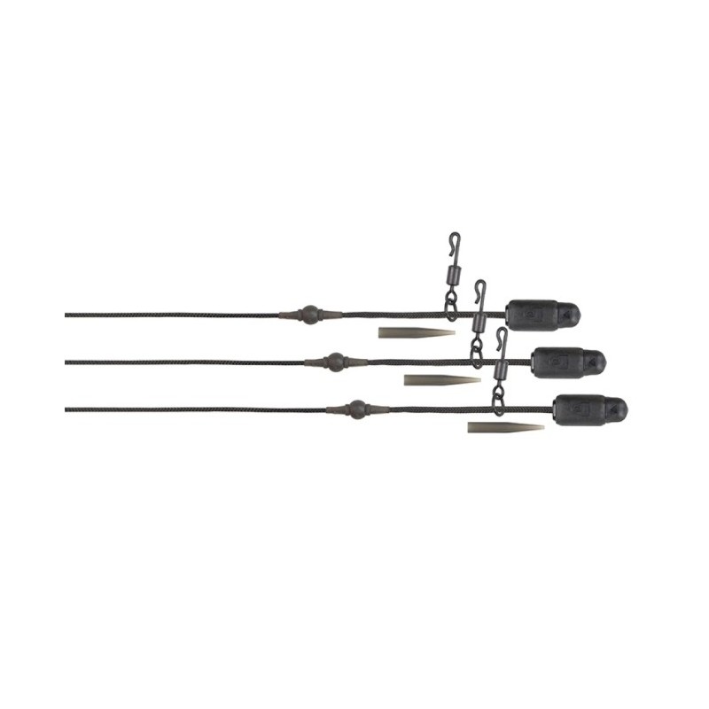 Gotowe zestawy Fox Edges Naturals Heli-Clip Rigs Leadcore 50lb