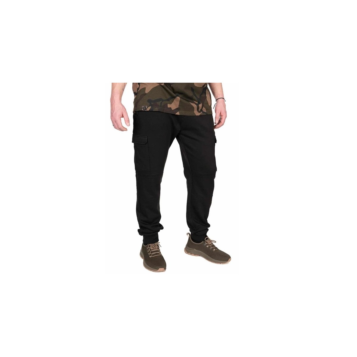Spodnie Fox LW combat joggers roz.L - Black/Camo Spodnie Fox LW combat joggers roz.L - Black/Camo