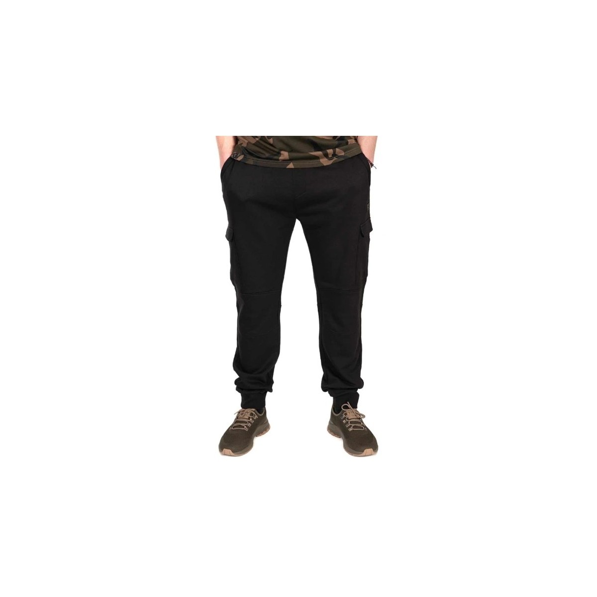 Spodnie Fox LW combat joggers roz.L - Black/Camo Spodnie Fox LW combat joggers roz.L - Black/Camo