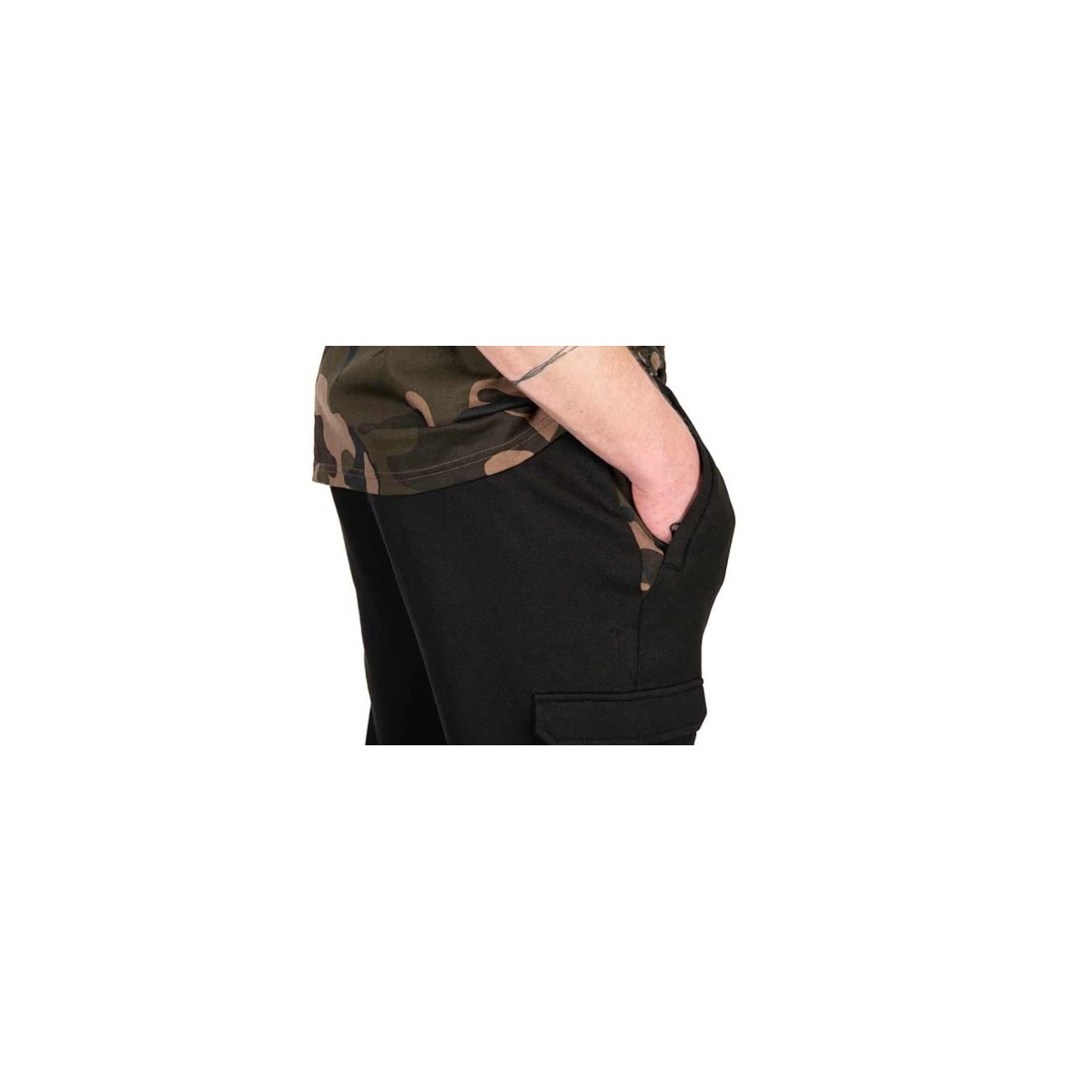 Spodnie Fox LW combat joggers roz.M - Black/Camo Spodnie Fox LW combat joggers roz.M - Black/Camo
