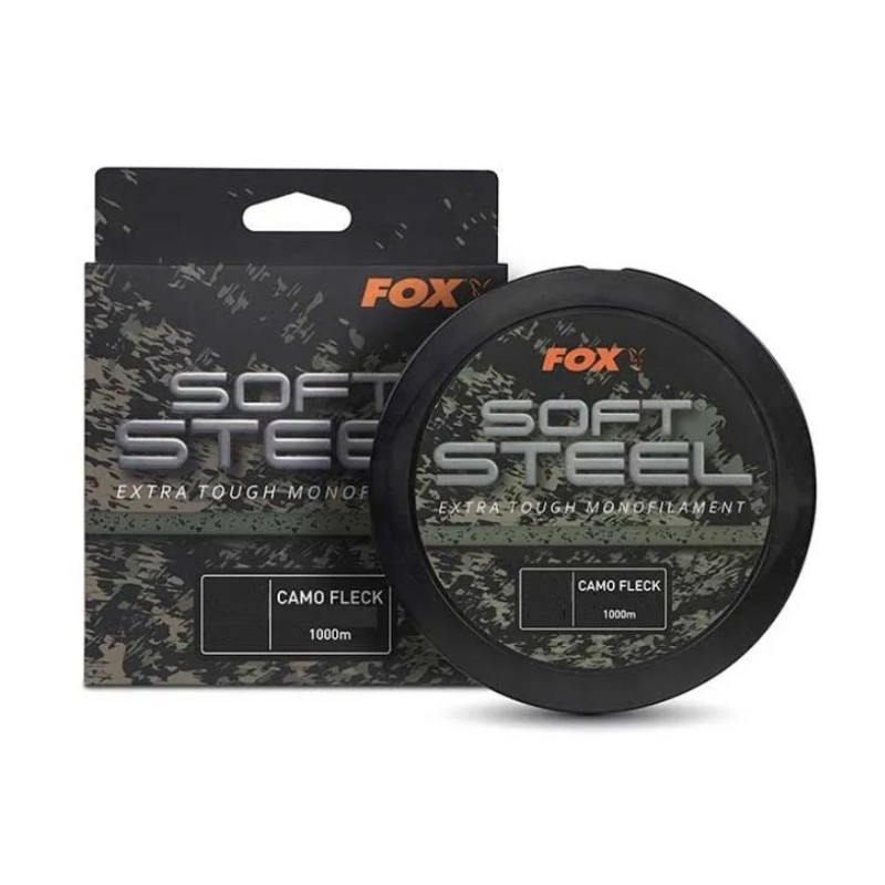 Żyłka Fox Soft Steel Mono 1000m 0,30mm 14lb - Fleck Camo Żyłka Fox Soft Steel Mono 1000m 0,30mm 14lb - Fleck Camo