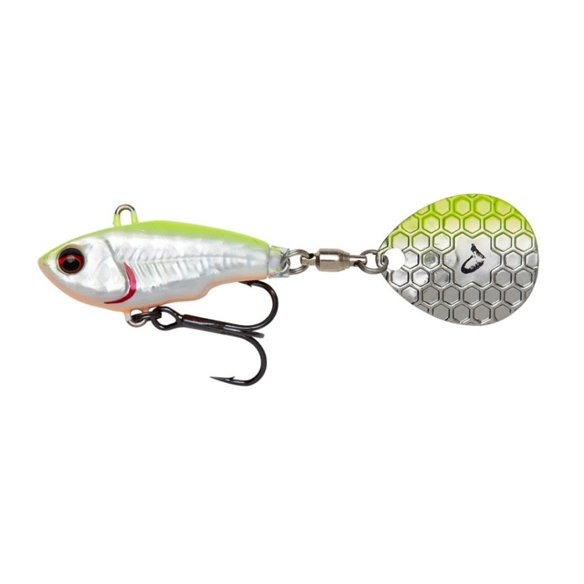Przynęta Savage Gear Fat Tail Spin NL 5.5cm / 6.5g - LEMON BACK FLASH Przynęta Savage Gear Fat Tail Spin NL 5.5cm / 6.5g - LEMON BACK FLASH