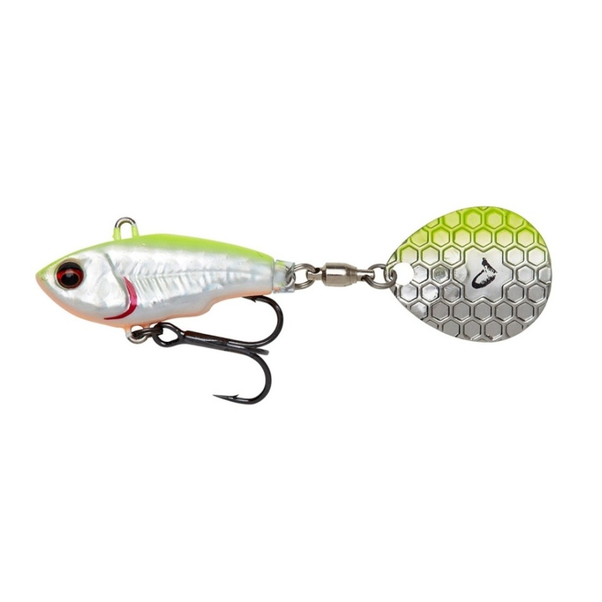 Przynęta Savage Gear Fat Tail Spin NL 6.5cm / 12.5g - LEMON BACK FLASH