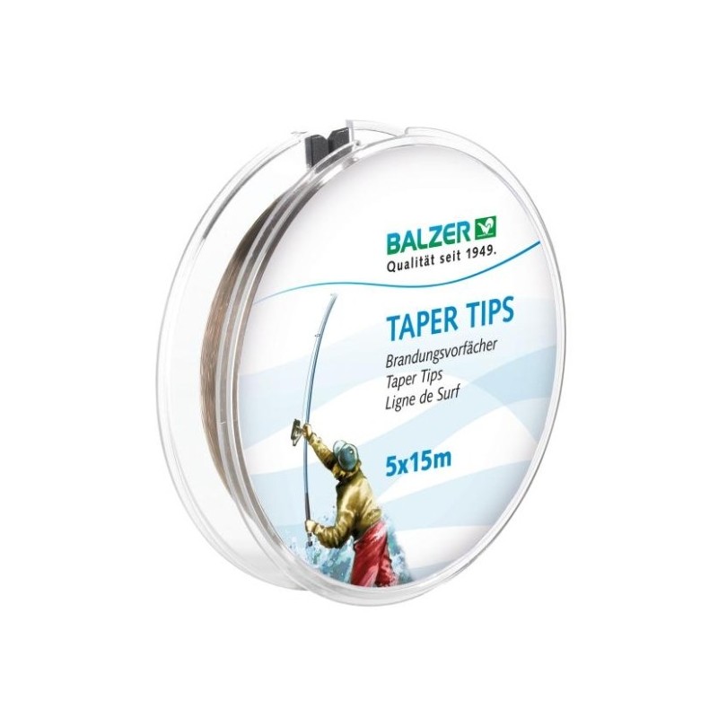 Żyłka przyponowa Balzer Taper tips 15m / 0,28-0,50mm