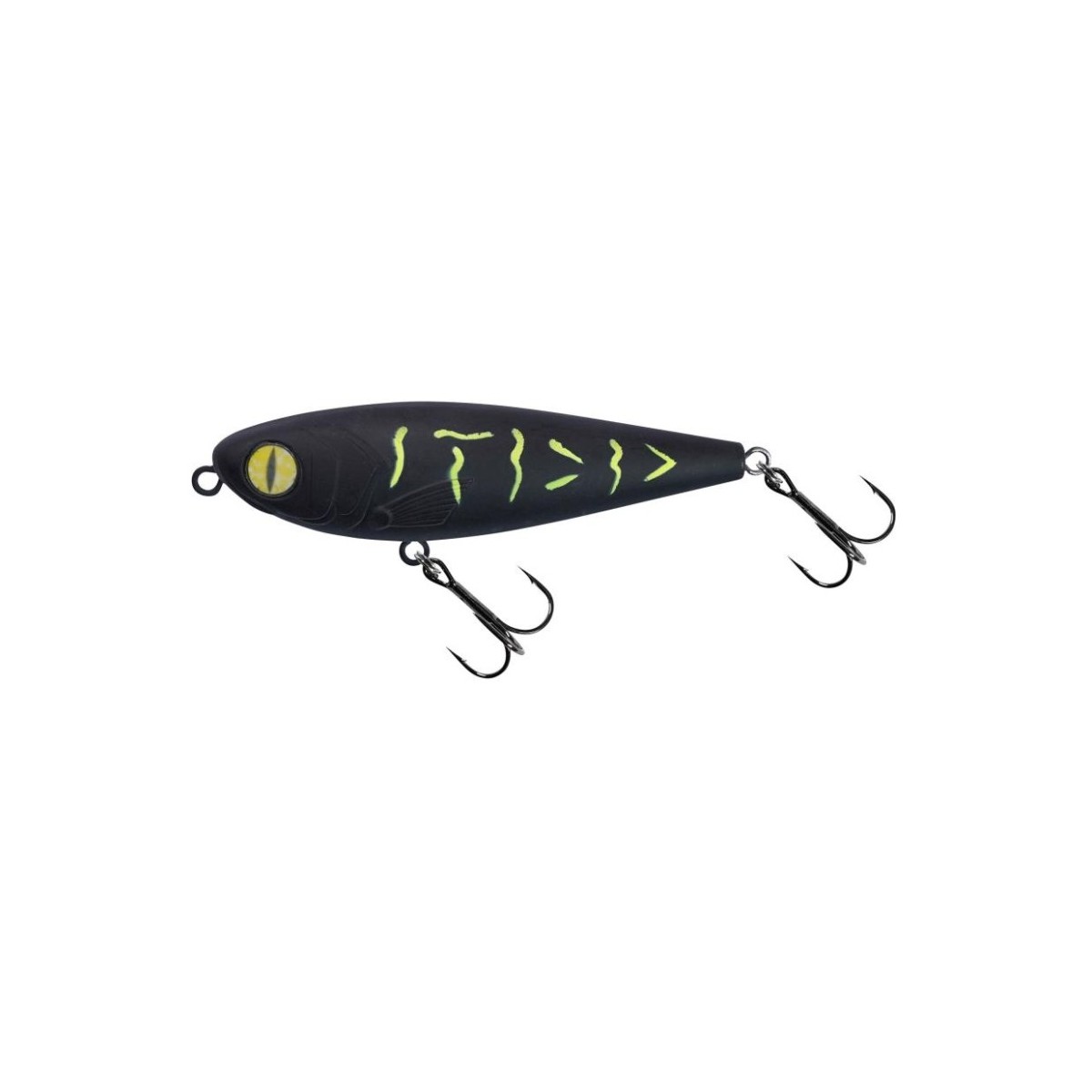 Wobler Balzer Crazy Dog Stickbait 5,5cm - Black Toxic Wobler Balzer Crazy Dog Stickbait 5,5cm - Black Toxic