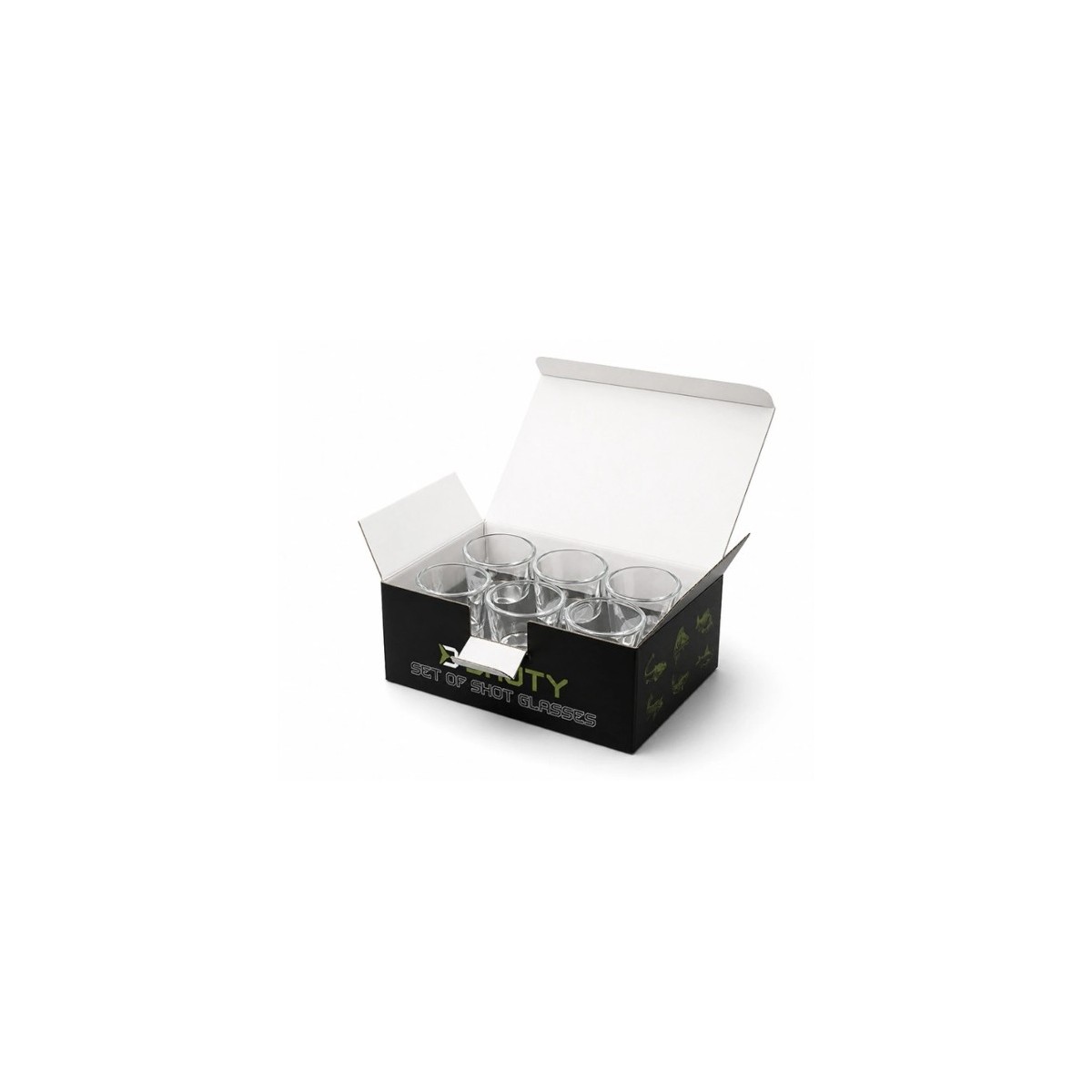 Zestaw kieliszków Shoty 6x55ml Zestaw kieliszków Shoty 6x55ml