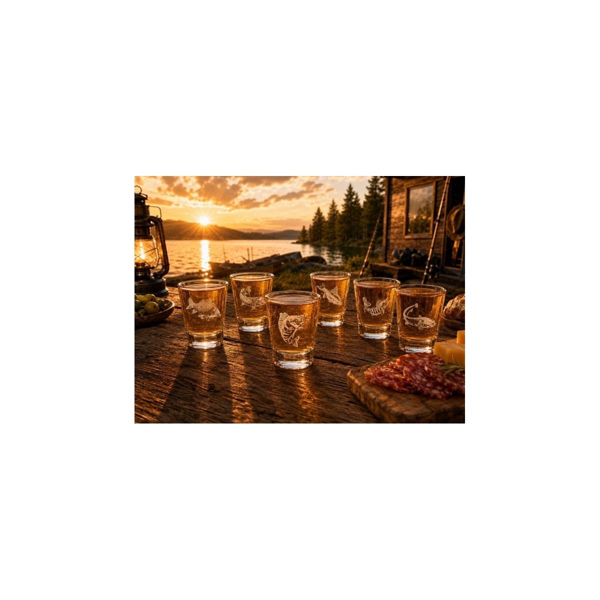 Zestaw kieliszków Shoty 6x55ml Zestaw kieliszków Shoty 6x55ml