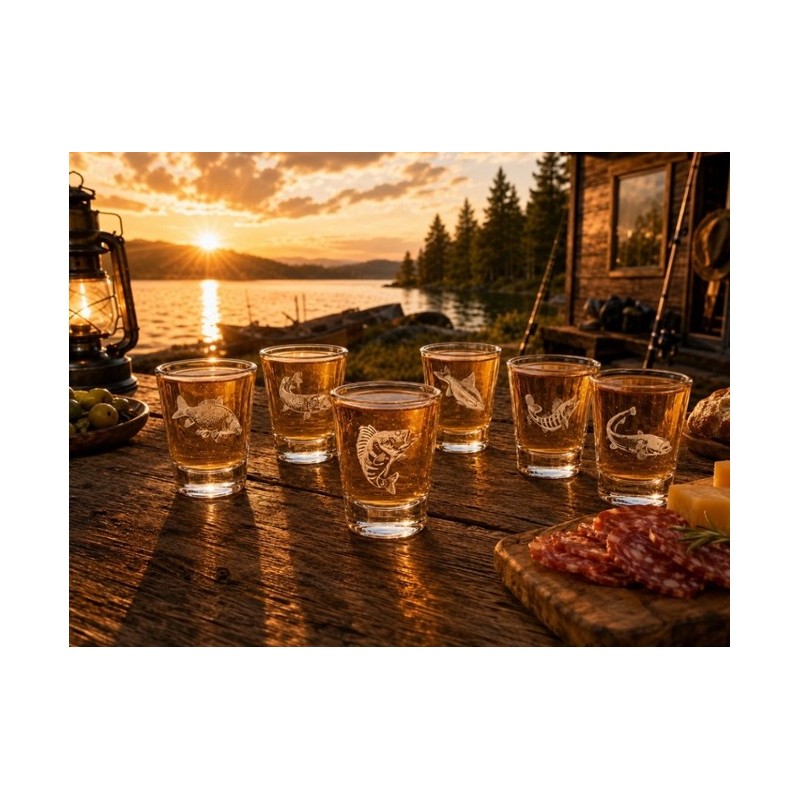 Zestaw kieliszków Shoty 6x55ml Zestaw kieliszków Shoty 6x55ml