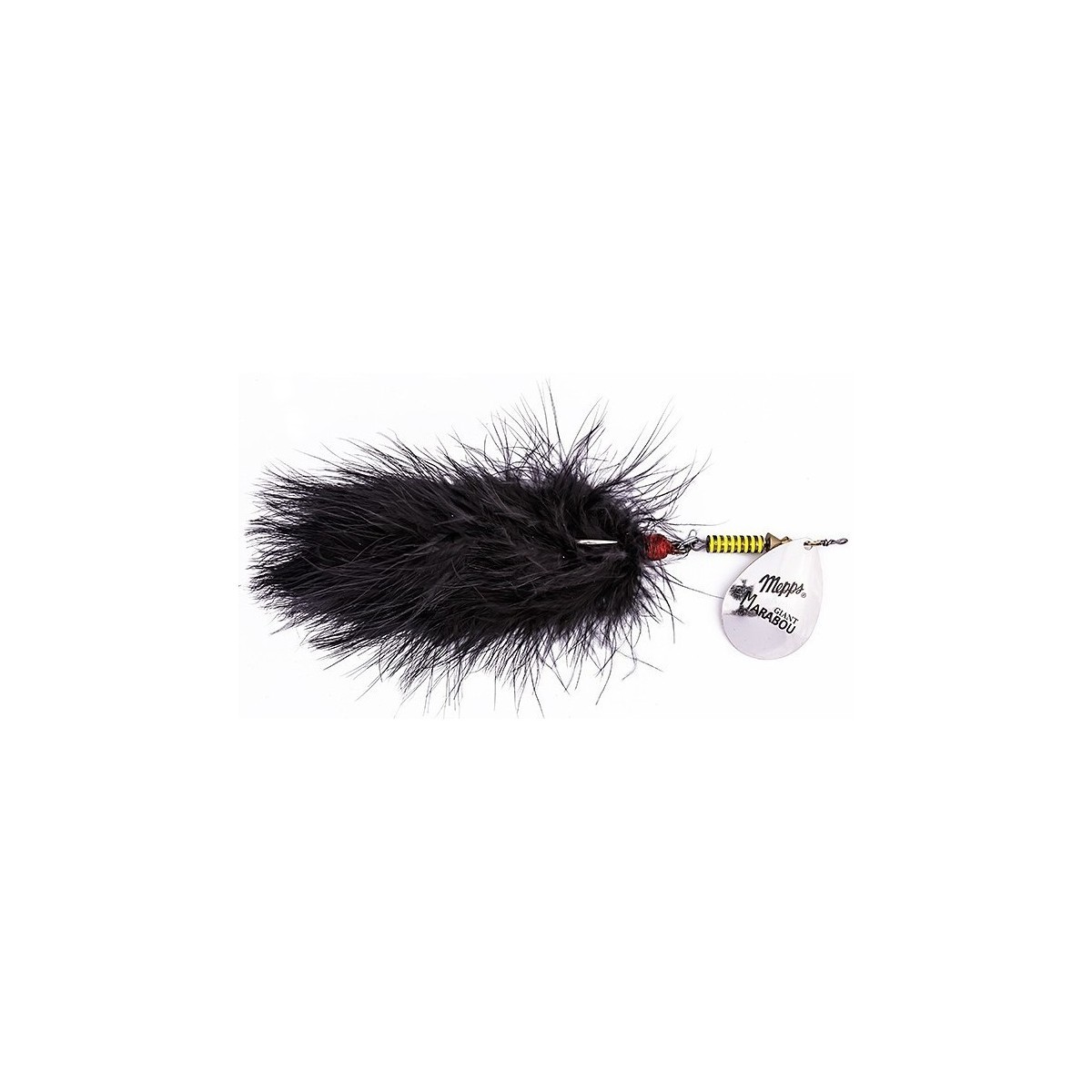 Błystka obrotowa Mepps GIANT MARABOU 40g srebrny / czarny Błystka obrotowa Mepps GIANT MARABOU 40g srebrny / czarny