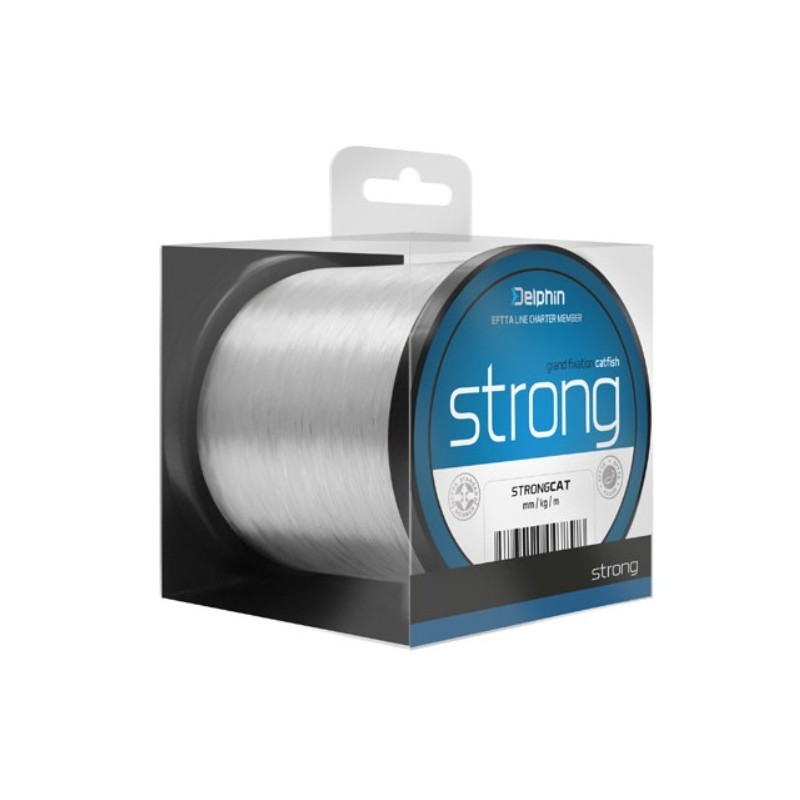 Żyłka Delphin STRONG Cat 2000m / 0,50mm / 15,0kg / transparentna