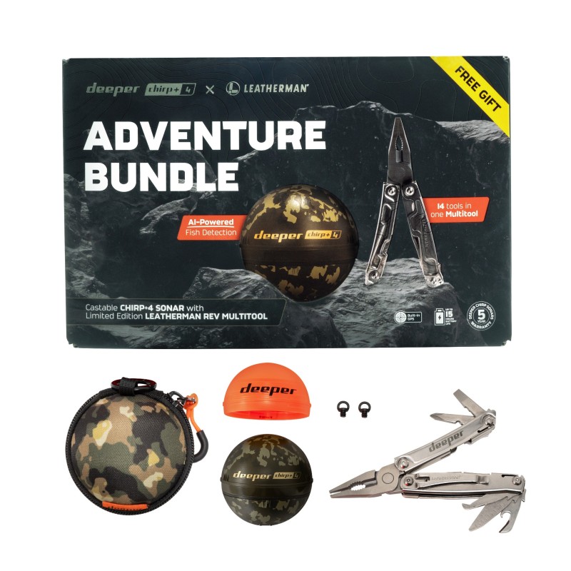 Echosonda Deeper Chirp+4 Adventure Bundle + GRATIS Echosonda Deeper Chirp+4 Adventure Bundle + GRATIS
